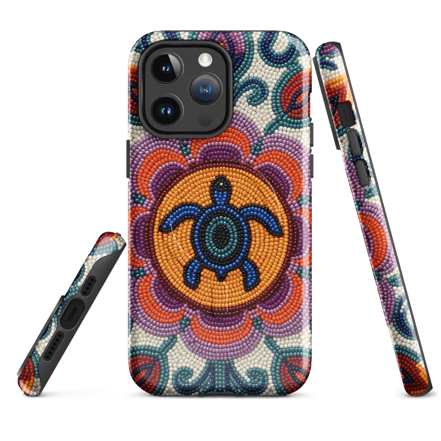 Turtle Blossom Beaded iPhone® Case product image (4)
