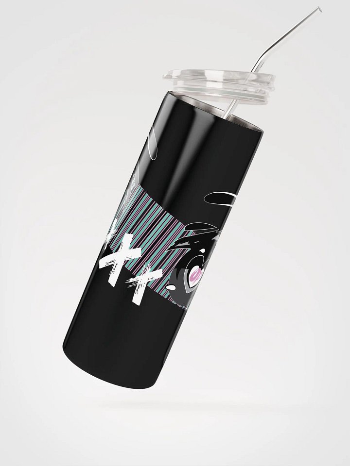 OptimusProcrastinus Eyes Tumbler (Black/White) product image (2)