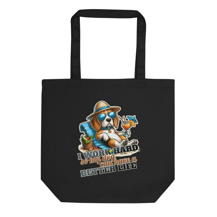 Work Hard - Beagle Beach - Tote Bag product image (1)
