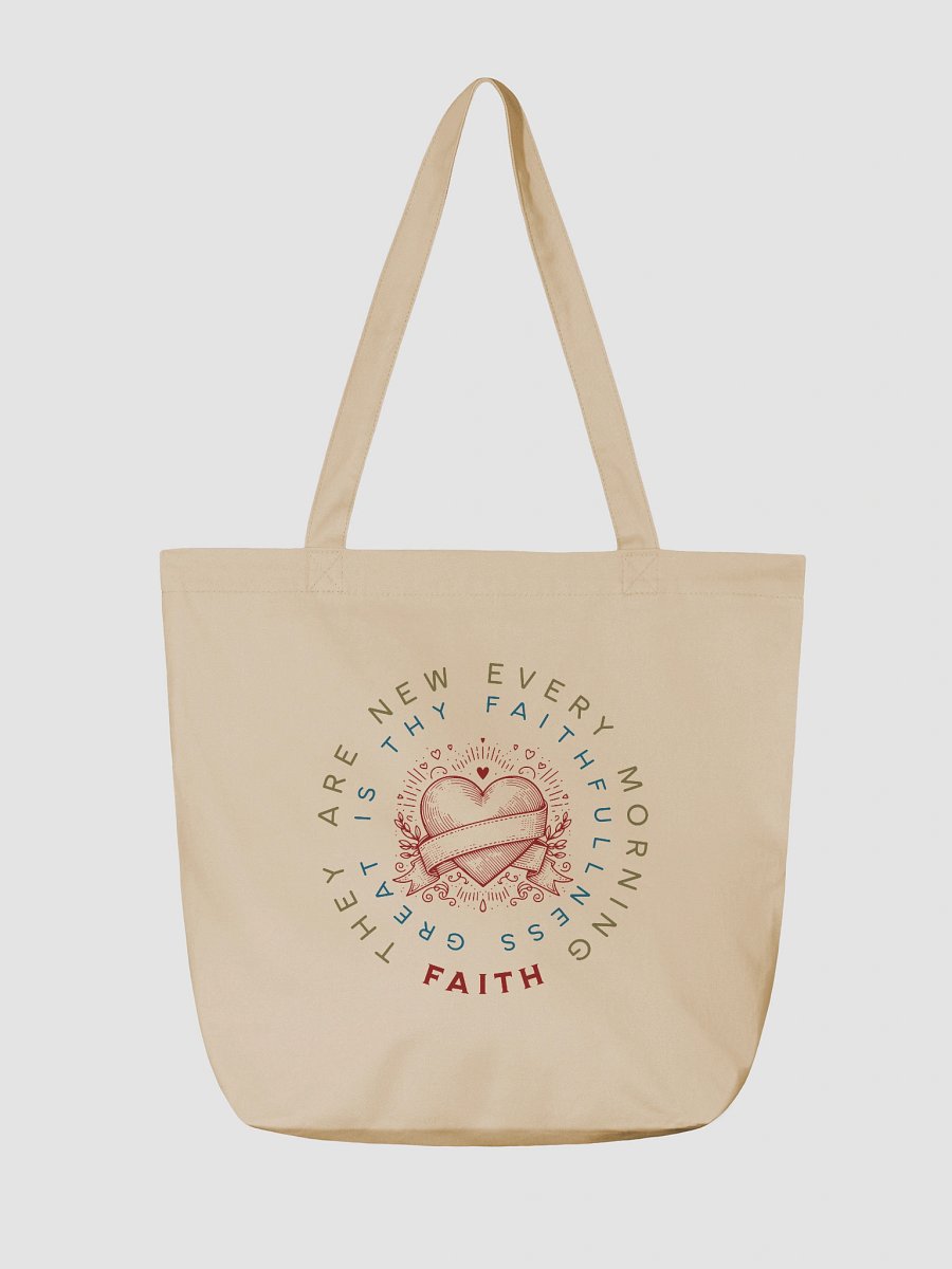 Sacred Heart Vintage Faith Tote Bag product image (2)
