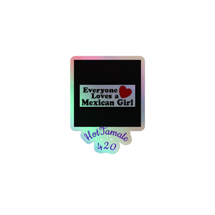 ♥s Mexican Girls holo sticker product image (1)
