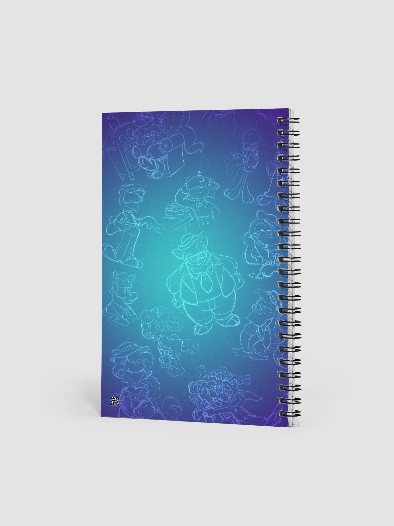 Freddy Fox Spiral Notebook product image (2)