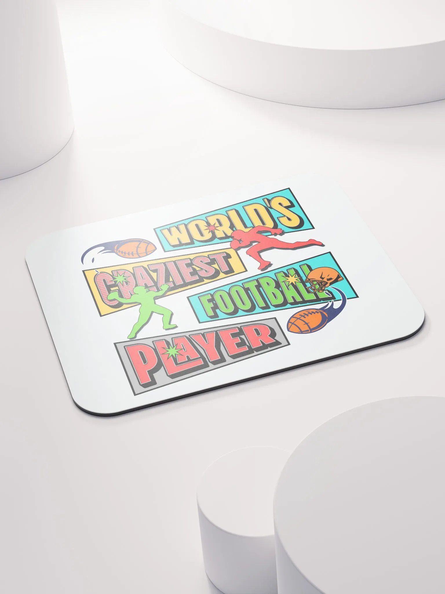 Worlds Craziest Football Player Dynamic Mouse Pad product image (4)