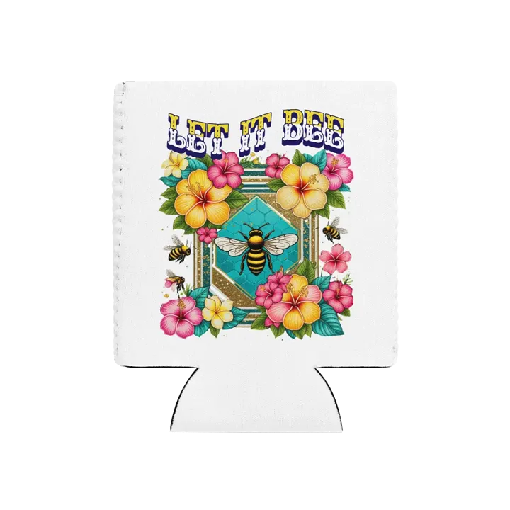 Let It Bee Flower Bloosom Can Cooler product image (1)