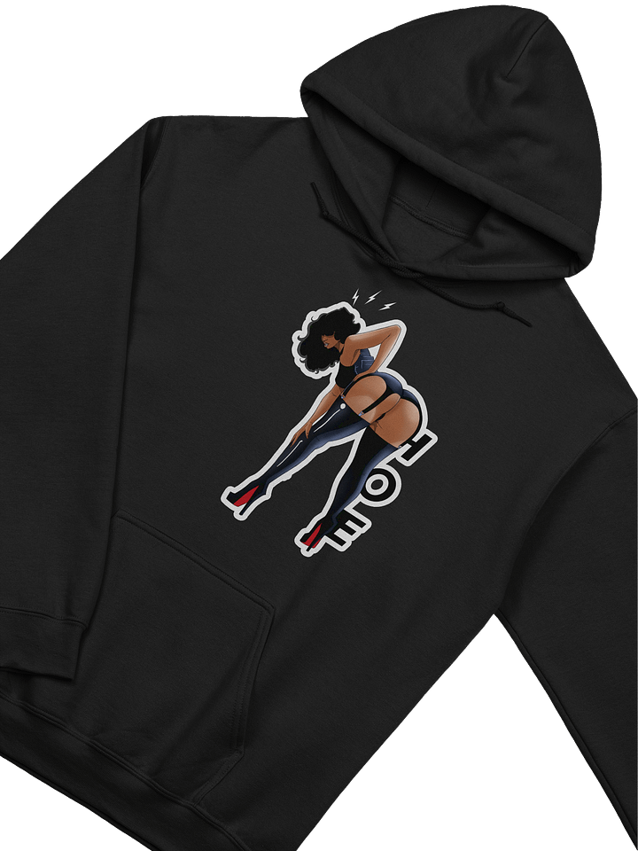 HOE HOODIE NAUGHTY - BLACK product image (2)