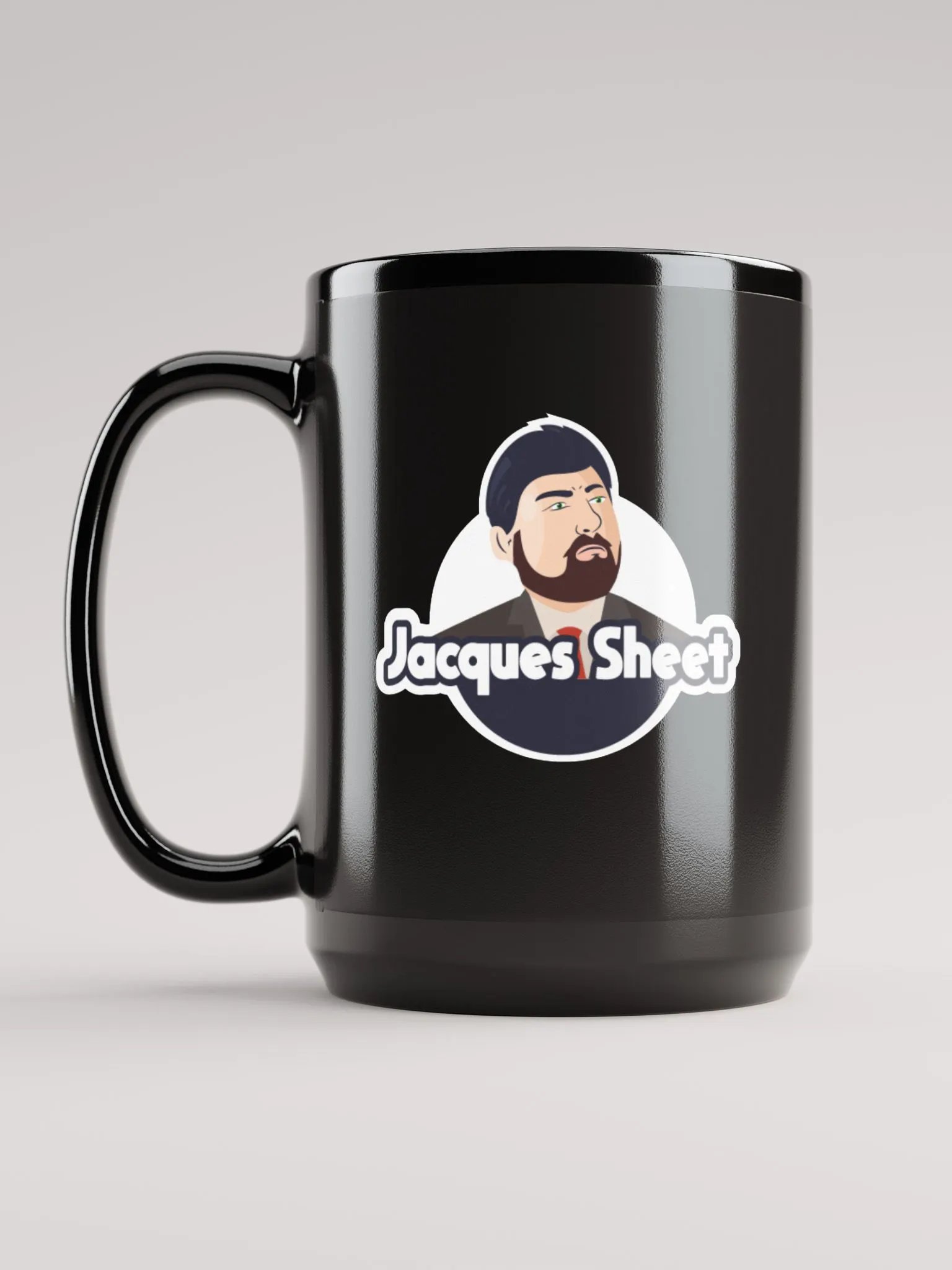 Jacques Sheet 15oz. Mug/Black product image (1)