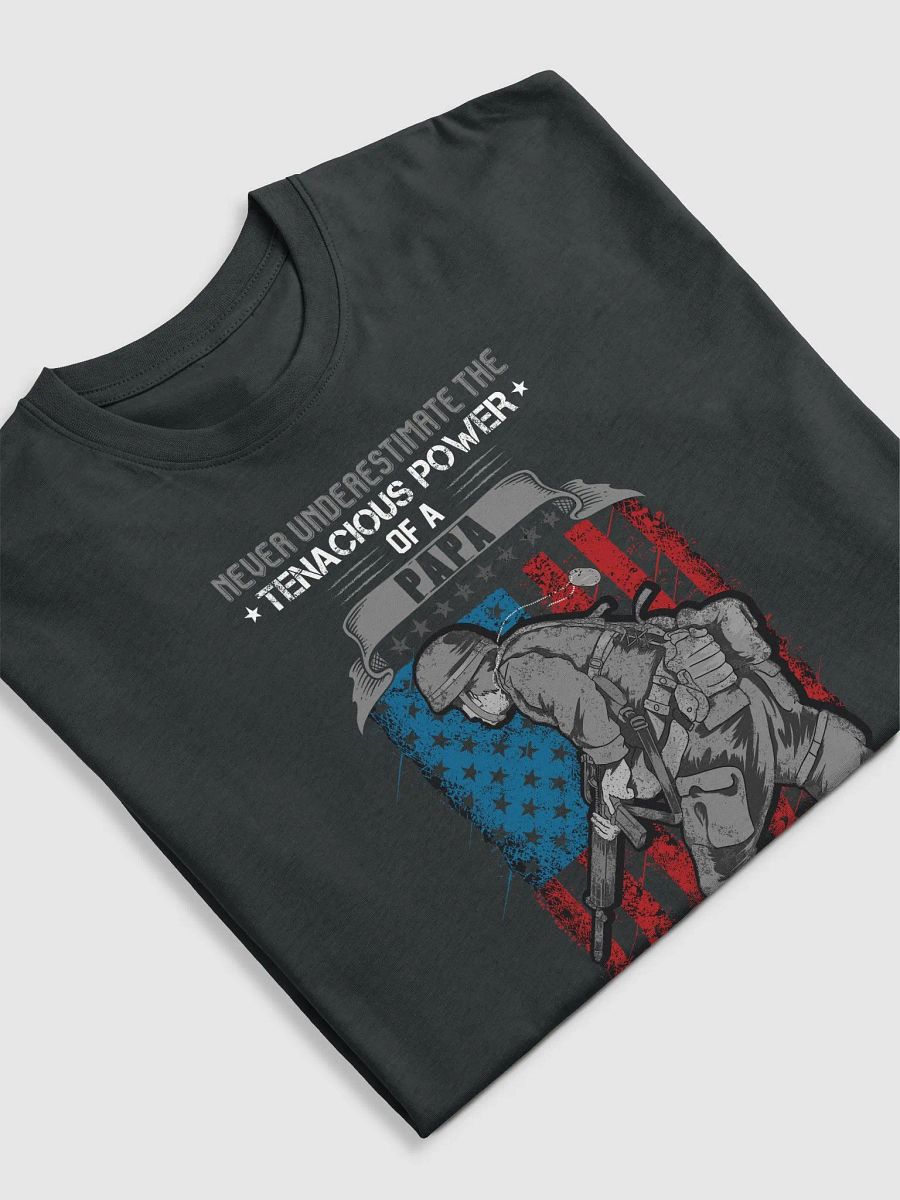 Papa and U.S. Veteran T-Shirt product image (4)