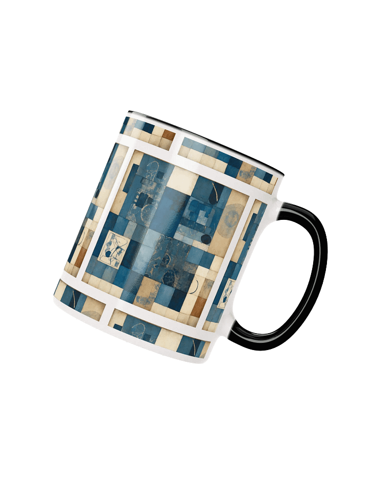 Mosaic Blues Ceramic Mug product image (3)