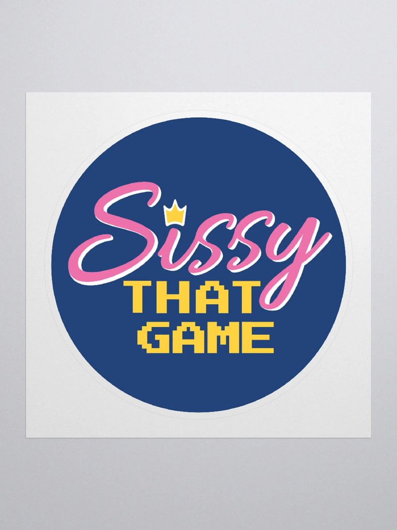 SissyThatGame - Logo Stickers