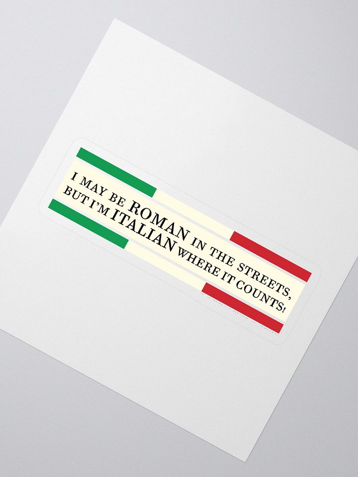 Roman In The Streets, Italian Where It Counts! product image (2)