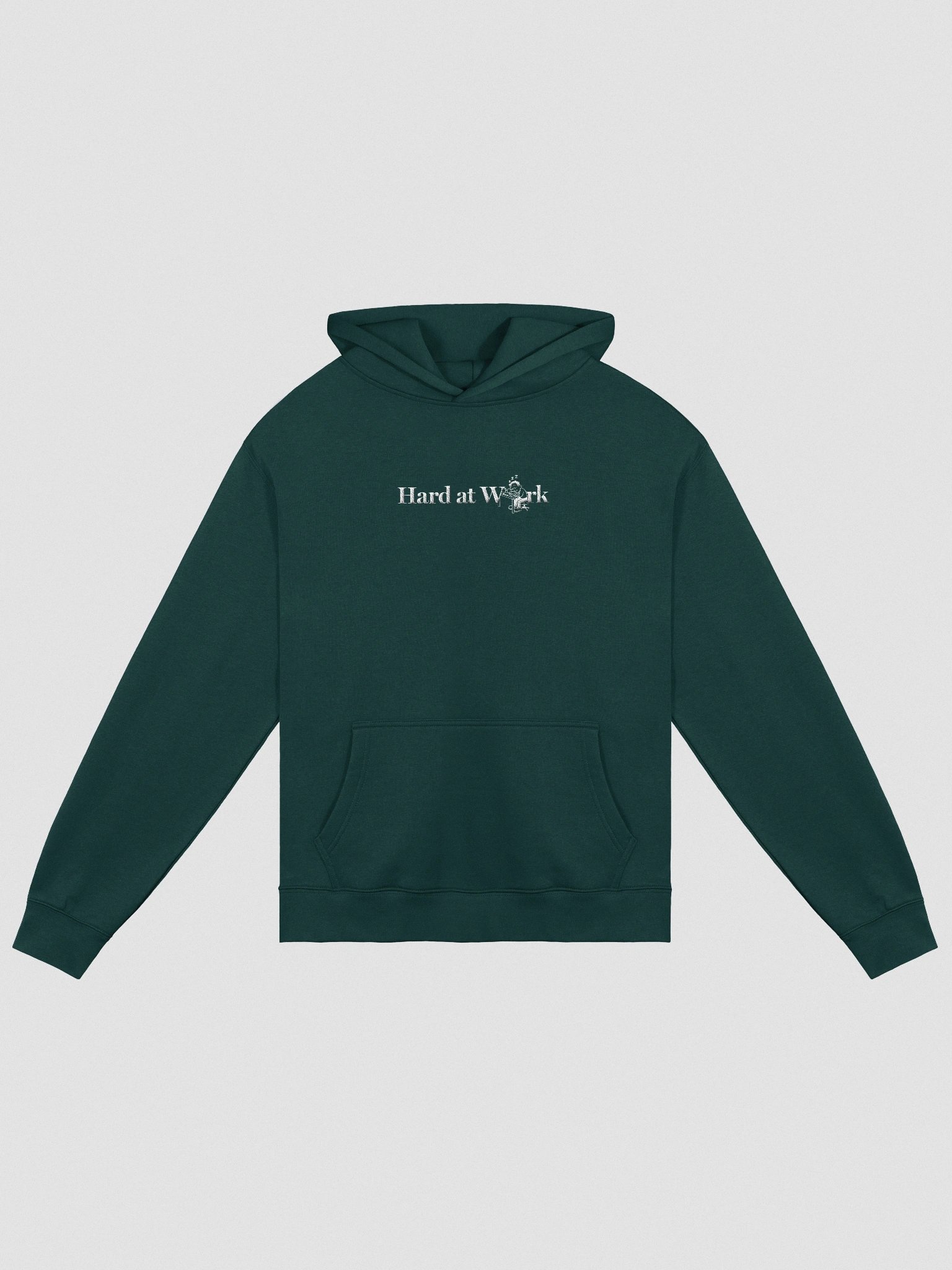 Hard at Work Oversized Hoodie (Green) product image (1)