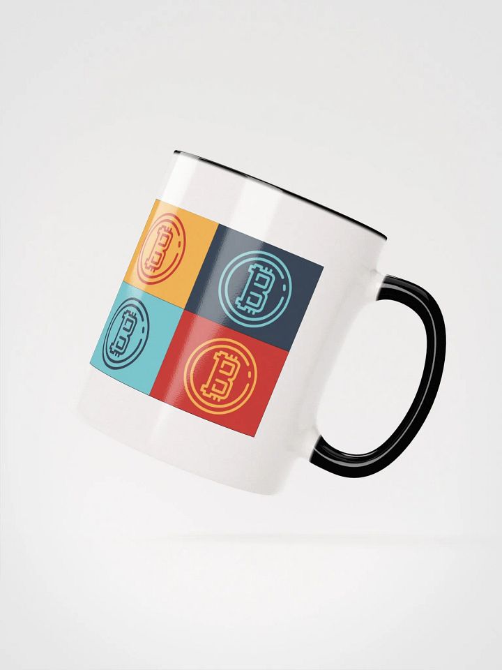 Bitcoin Pop Art Ceramic Mug product image (8)