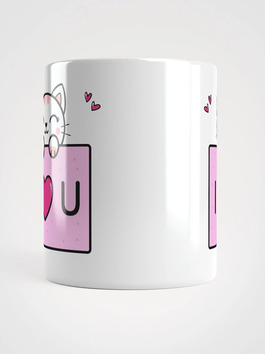 Lovely Cat White Glossy Coffee Mug product image (5)