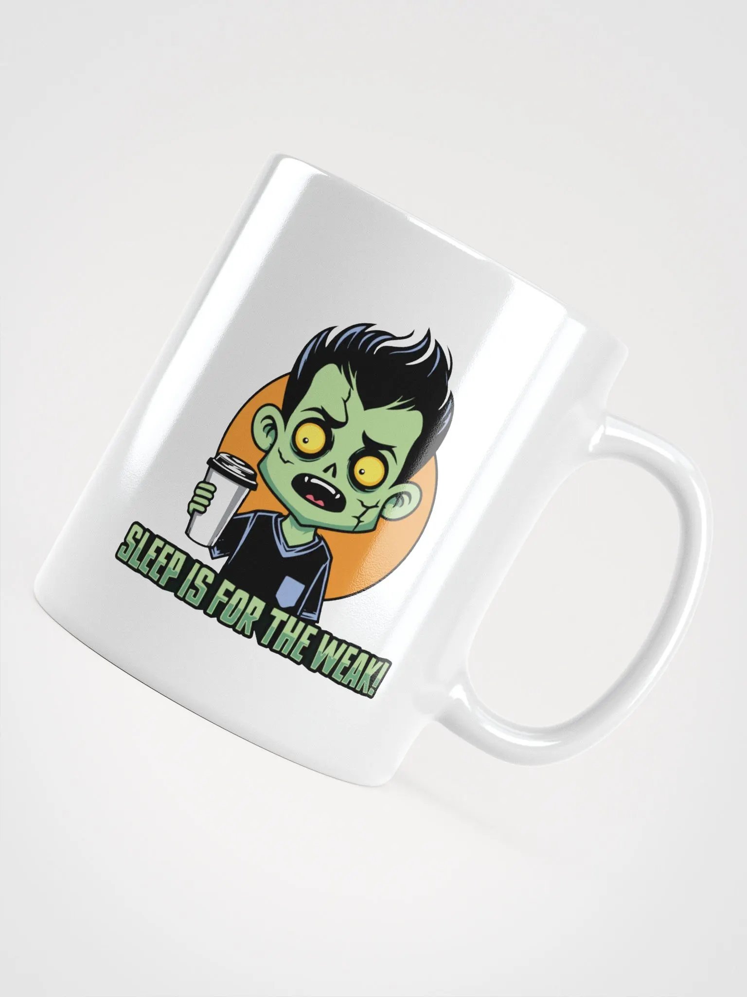 Funny Zombie Coffee Mug – Sleep is for the Weak! product image (4)