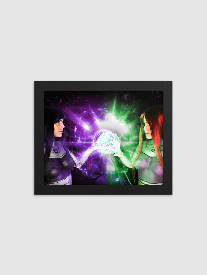 Fire Sisters Bodypaint Framed Poster product image (1)