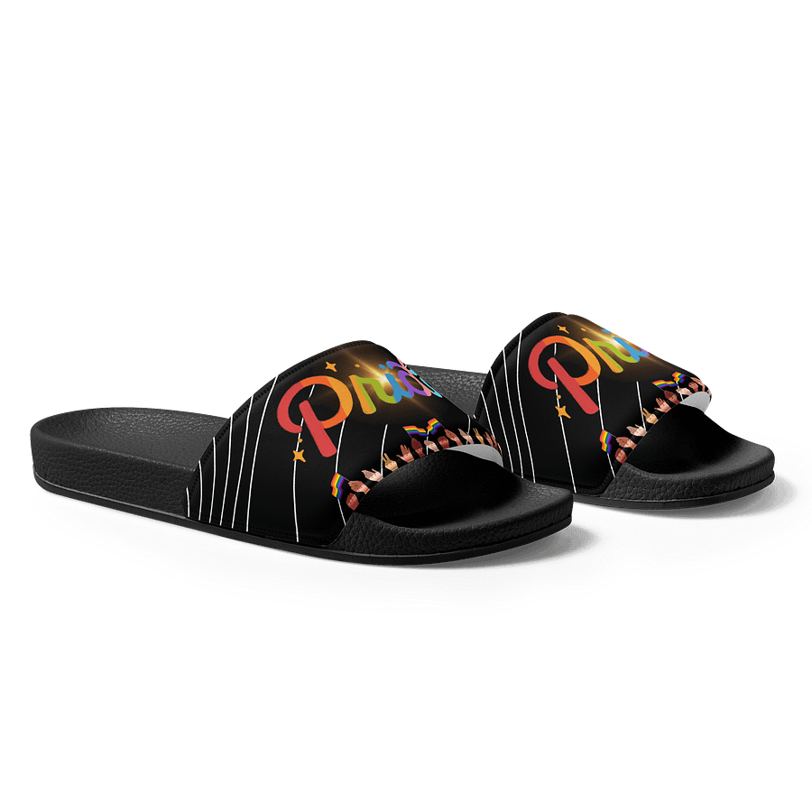 LGBTQIAP2S+ 2025, Pride Glow, Men's Slides product image (4)