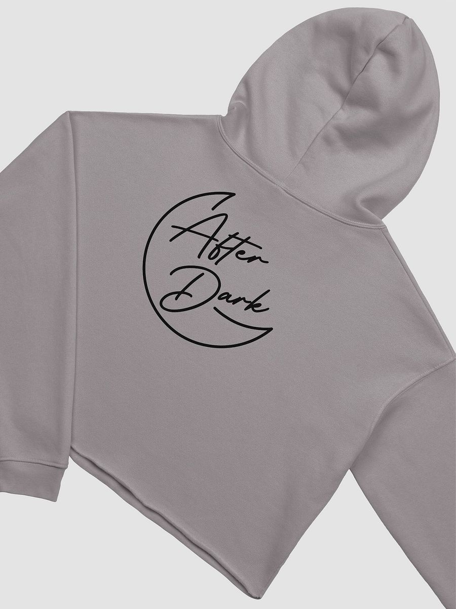 Crop Top AfterDark Hoodie - Grey product image (4)
