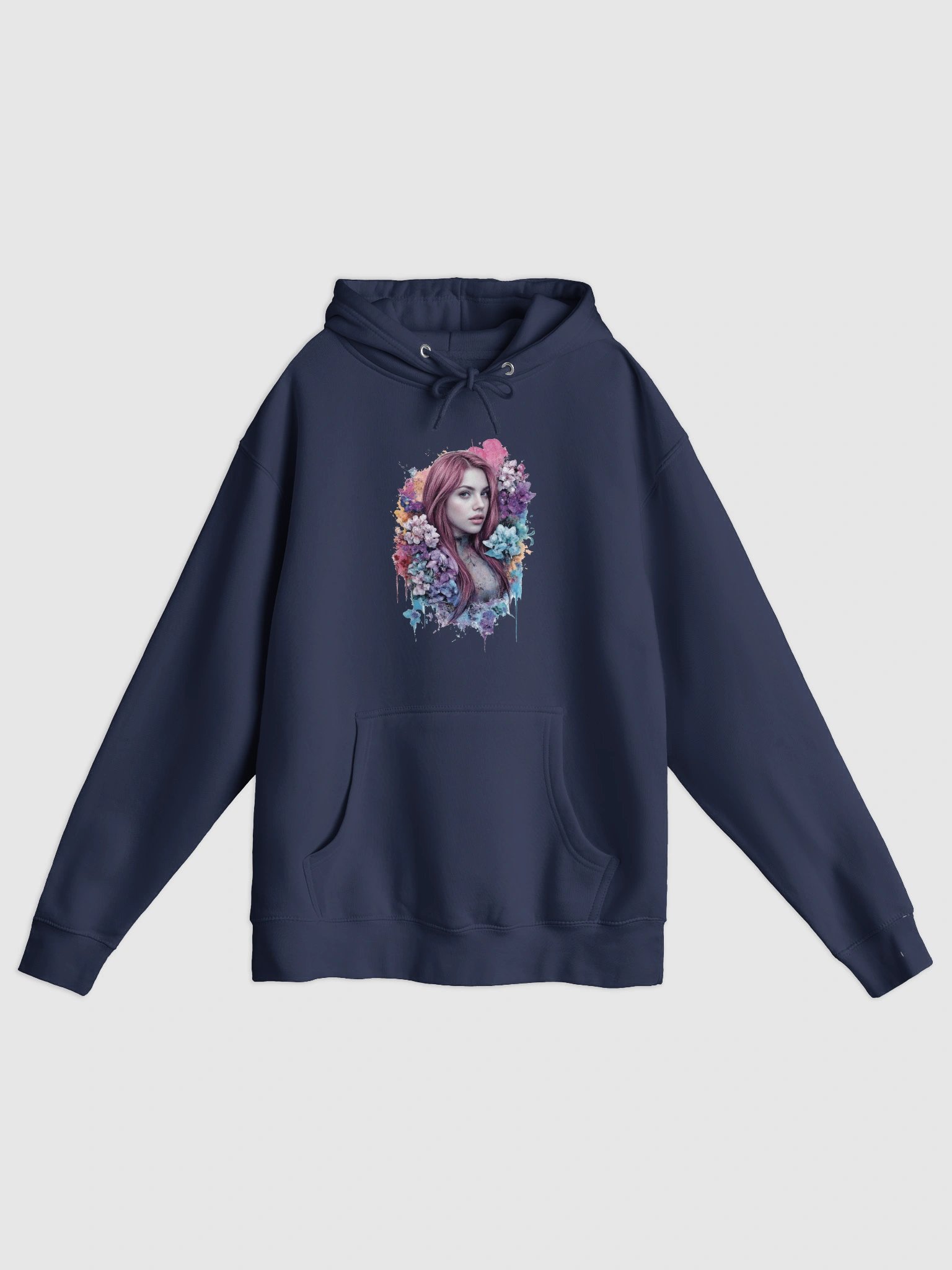 Floral Artistry Pink Hoodie product image (4)