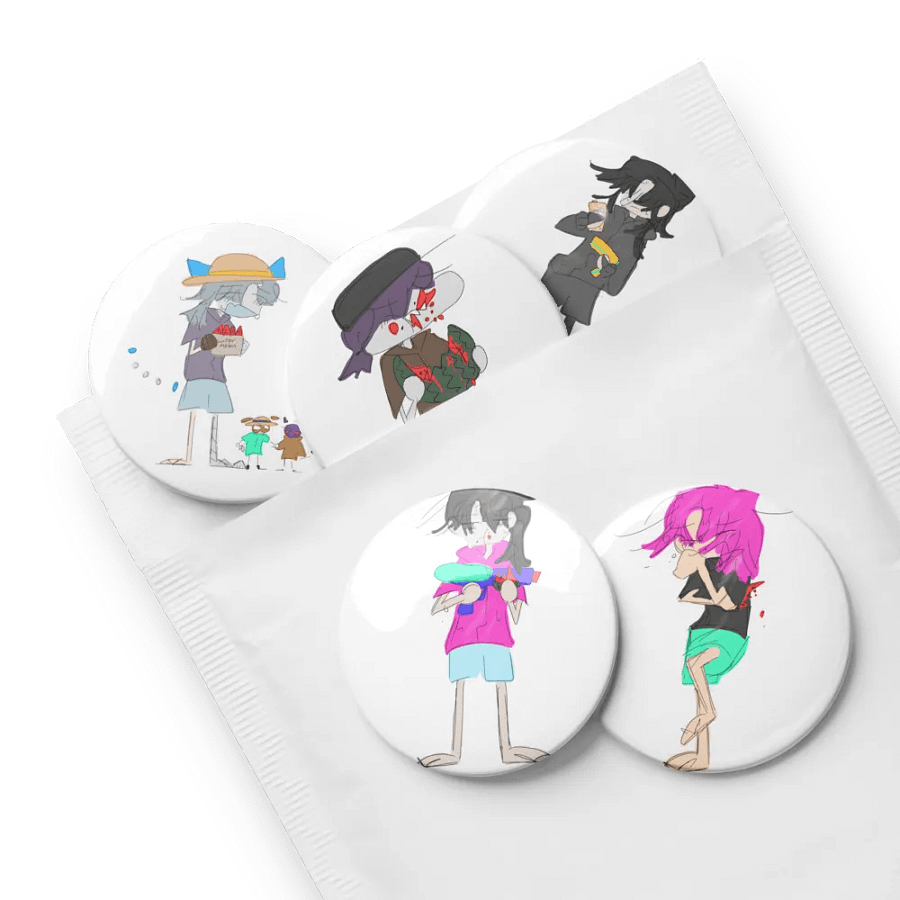 Moon Savers pin buttons July product image (8)