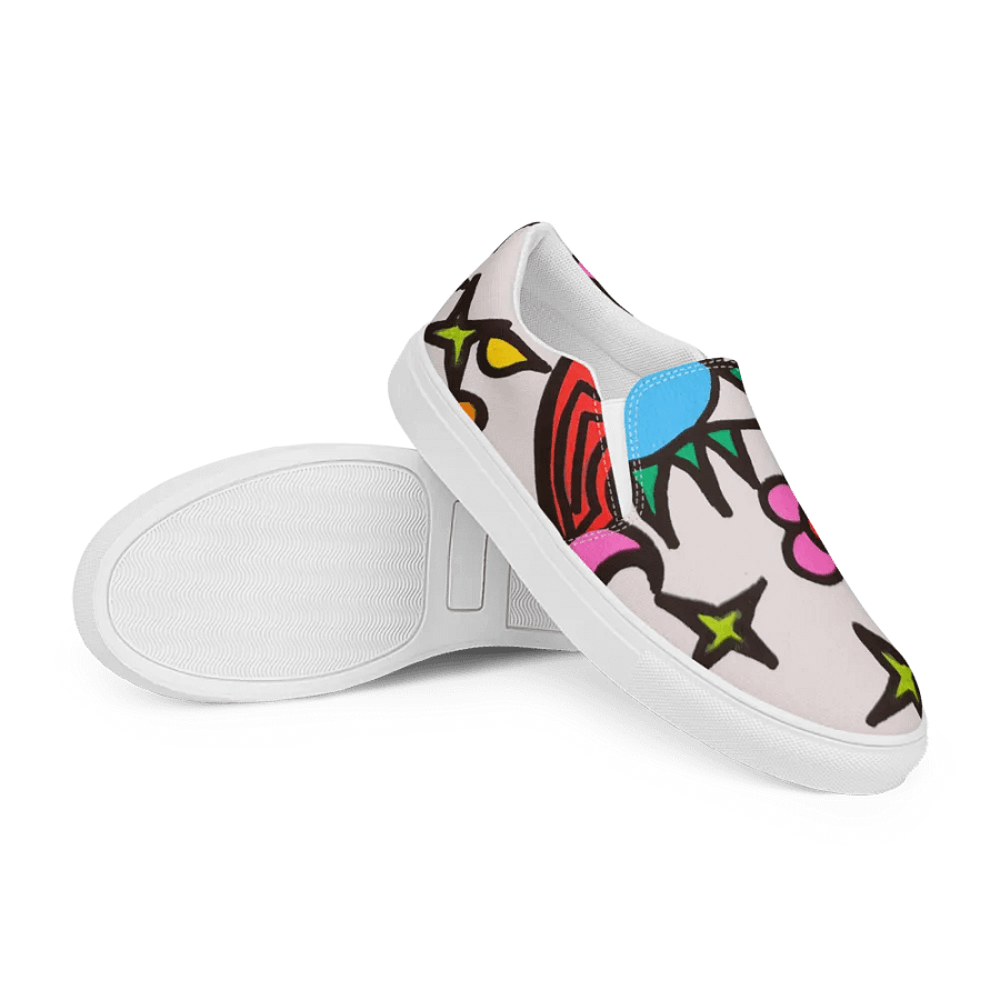 Men's Whimsical Doodle Dreams Slip-Ons product image (11)
