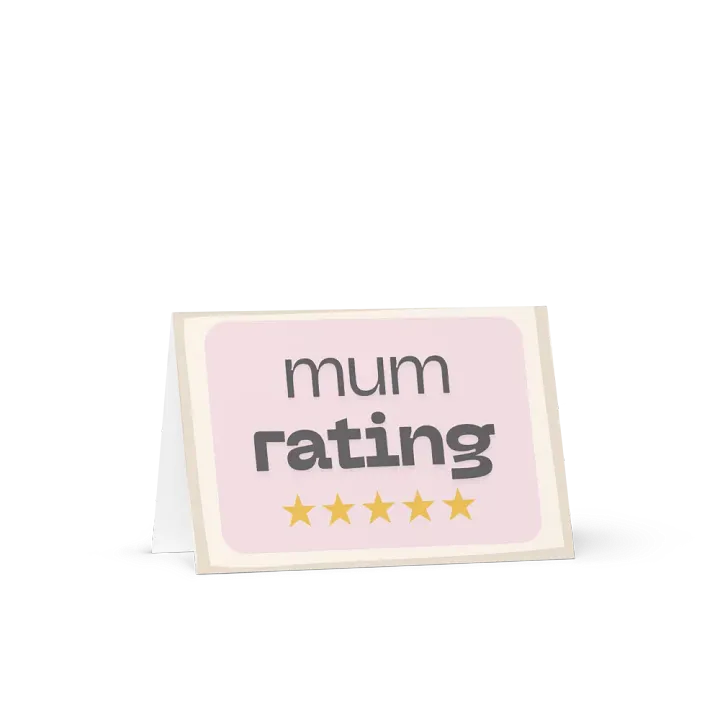 Funny Mother's Day Card 5 Star Mum Rating product image (2)