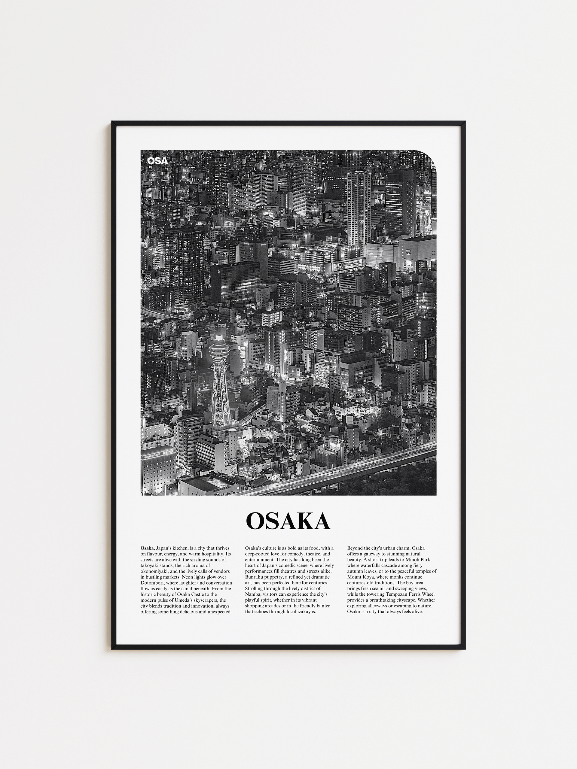 Osaka 02 Newspaper Poster product image (1)