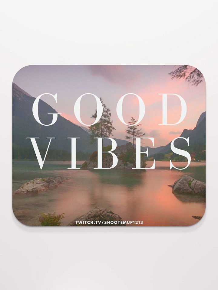 Good Vibes Regular Size Mouse Pad product image (2)