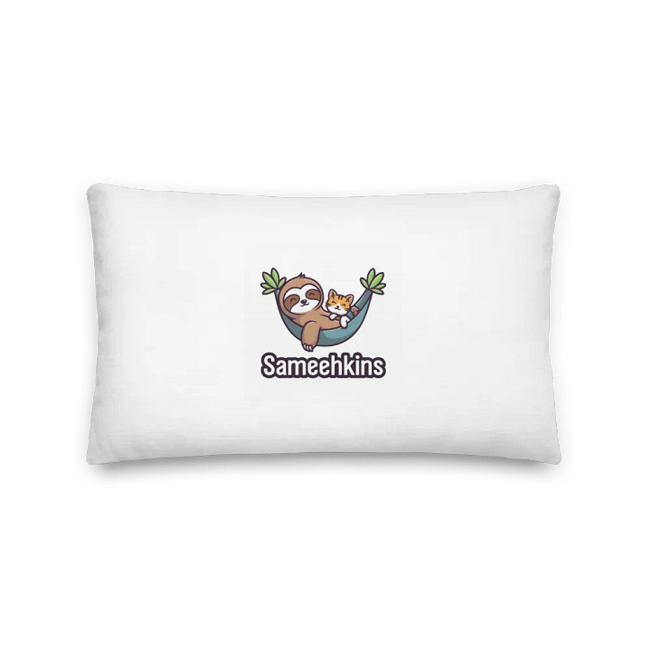 Sloth & Cat Cozy Hammock Premium Pillow product image (2)