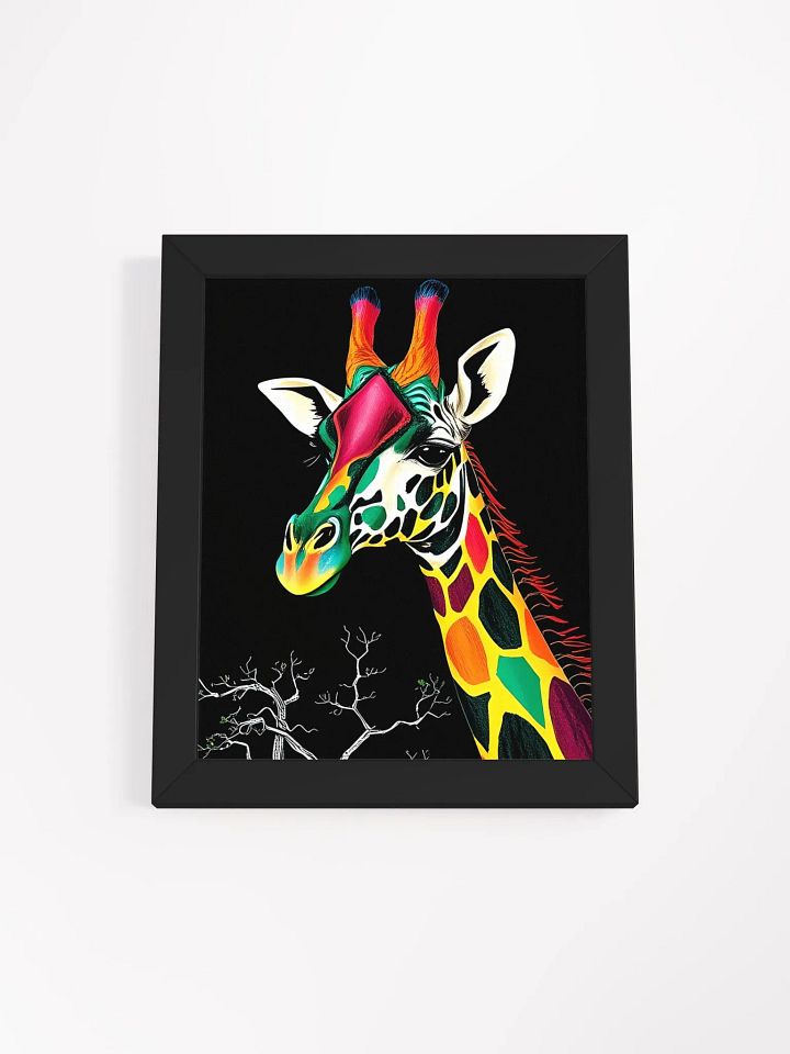 Vibrant Ayous Wood Framed Matte Poster product image (1)