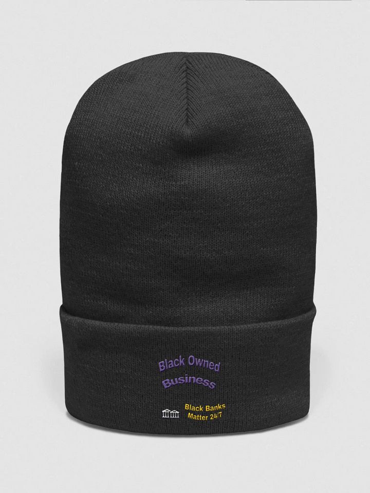 Empowerment Embroidery: Black Banks Beanie product image (1)