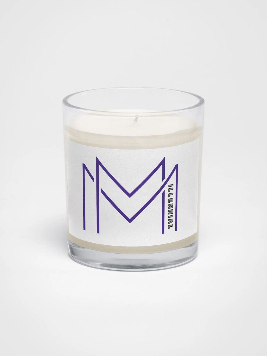 Millennial Soy Wax Candle- purple logo product image (1)