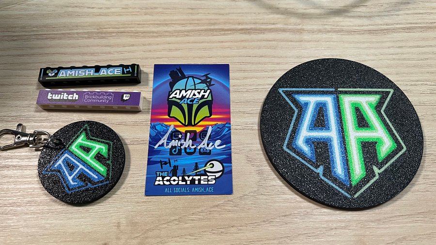Amish_Ace Swag Bag! (1x8 LEGO Bricks + Keychain + Coaster) product image (1)