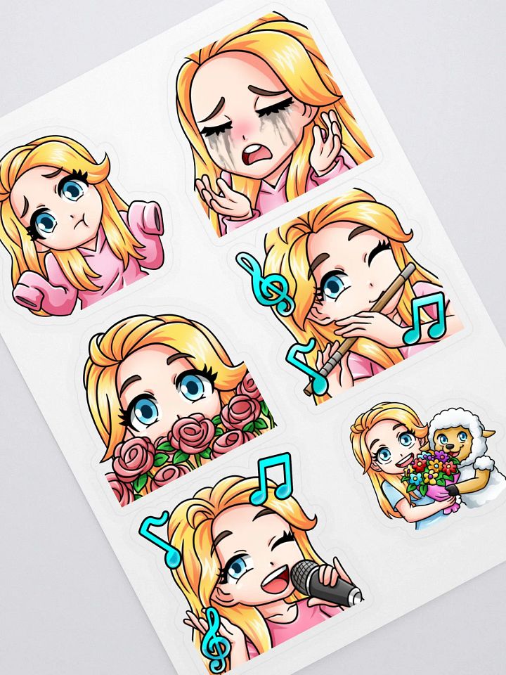 Melissa Emote Stickers Set 2 product image (1)