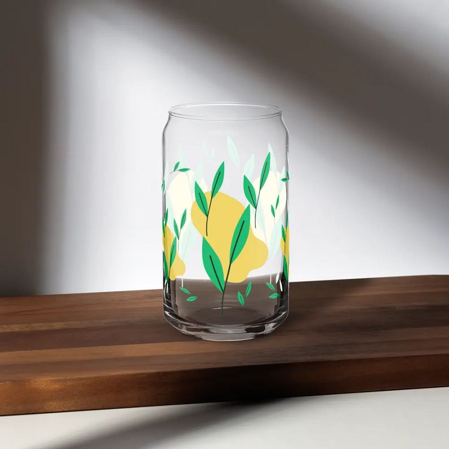 Boho Leaves Design - Sipper Glass product image (5)
