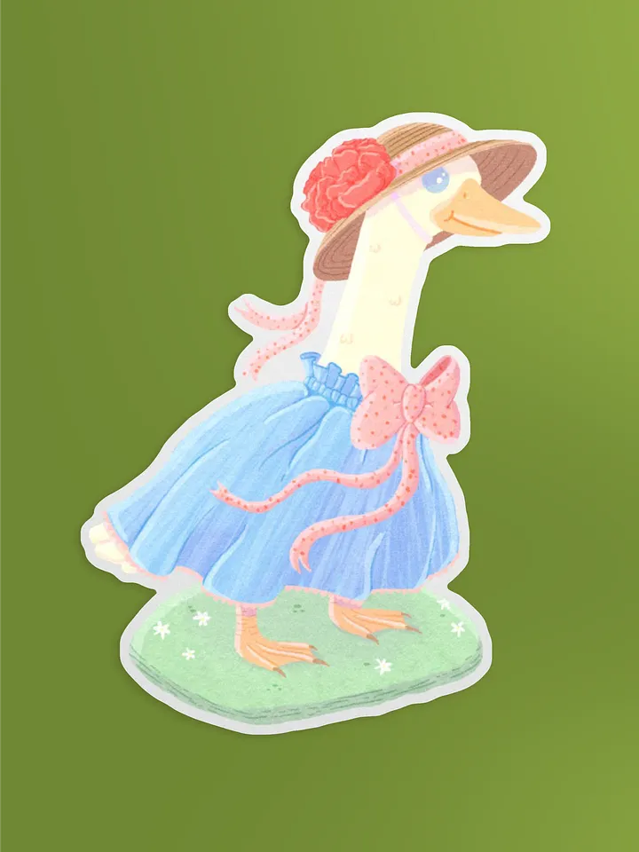 Spring Concrete Goose Sticker product image (1)