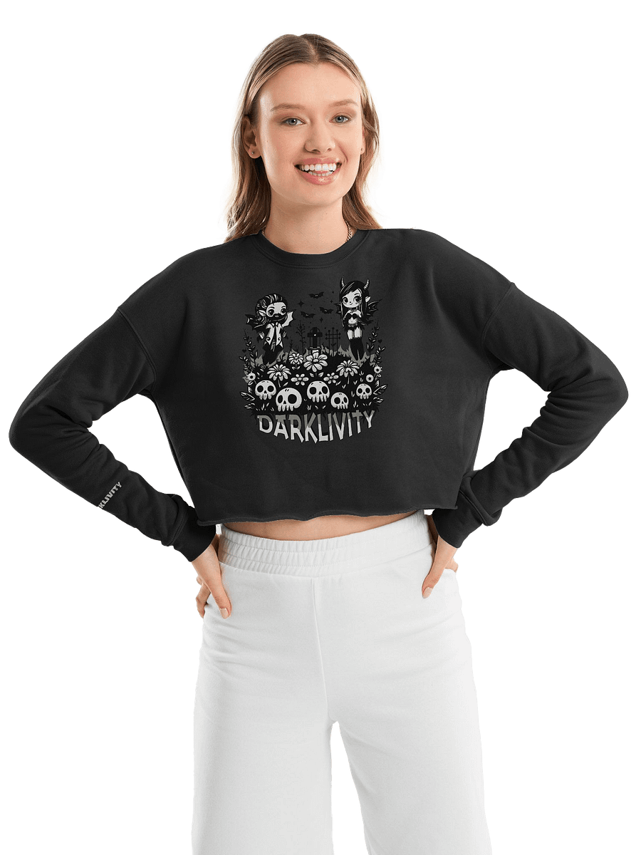 Dark Angels Fleece Crop Sweatshirt product image (56)