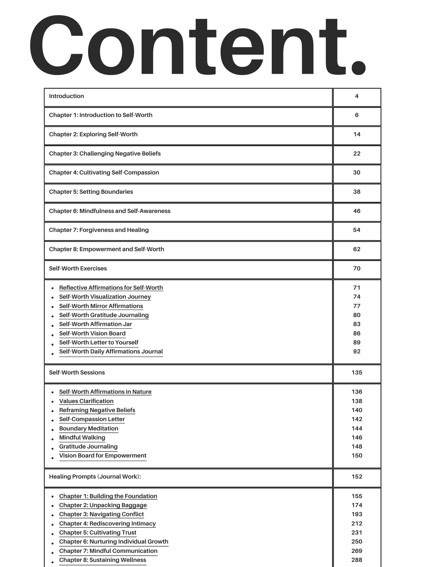 Self Worth Workbook product image (2)
