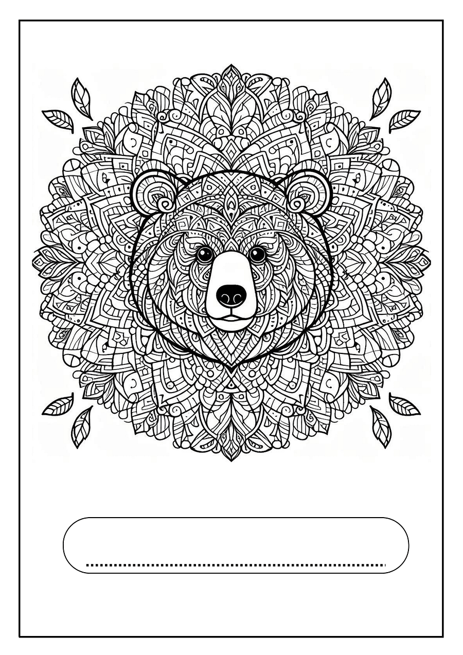 Animals Mandala Coloring Book 10+ product image (5)