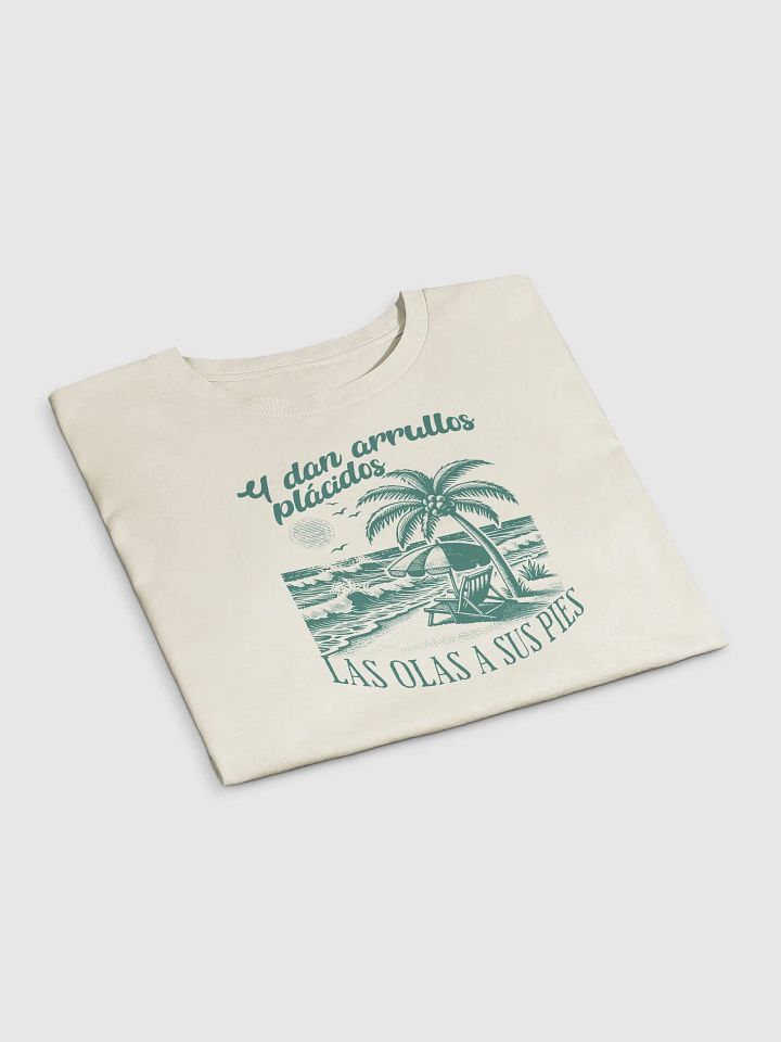Y Dan Arrullos Plácidos Las Olas a Sus Pies Crop Top product image (2)