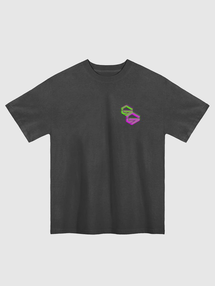 Oversized Faded T-Shirt - Black Unisex with GG Logo product image (1)