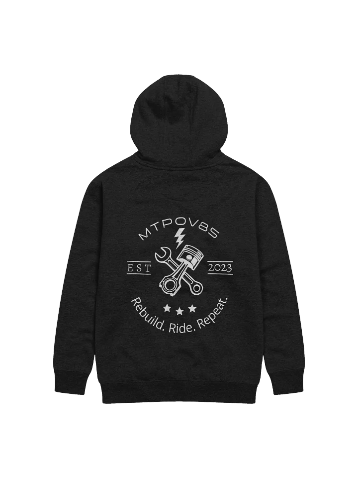 Rebuild. Ride. Repeat. Style 1 Black Hoodie product image (1)