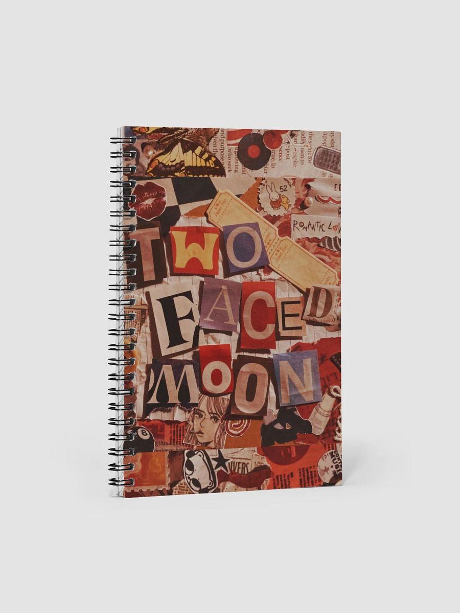 Two Faced Moon Vintage Design Notebook product image (1)