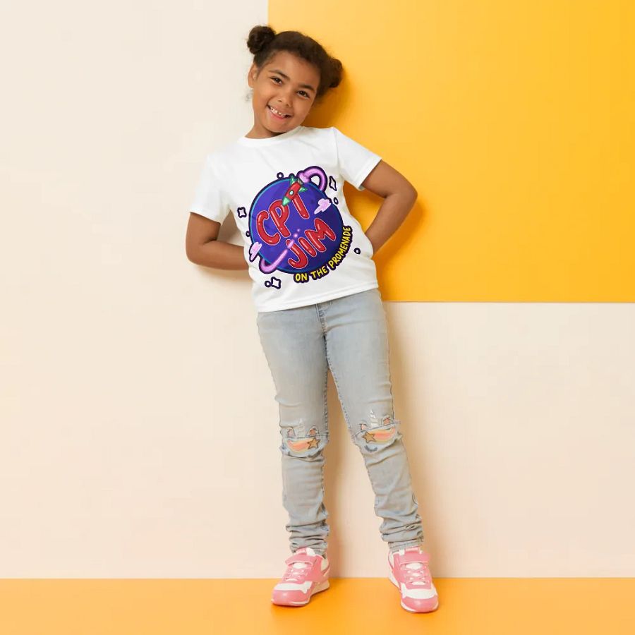 Cosmic Captain Kids' Crew Neck Tee product image (6)