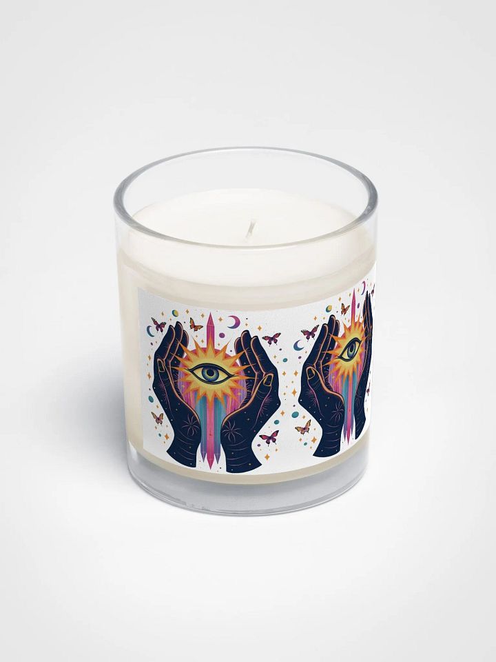 Mystical Third Eye Soy Wax Candle - Cosmic Boho Design product image (1)