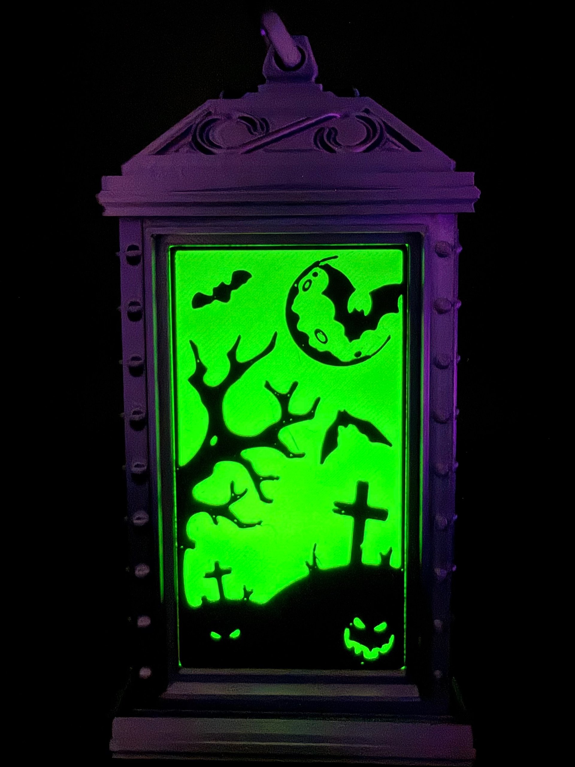 Small Halloween Lanterns With Graveyard product image (3)