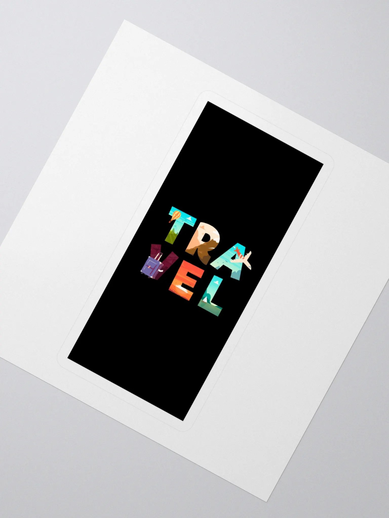 Wanderlust Adventure - Travel Kiss Cut Stickers product image (2)