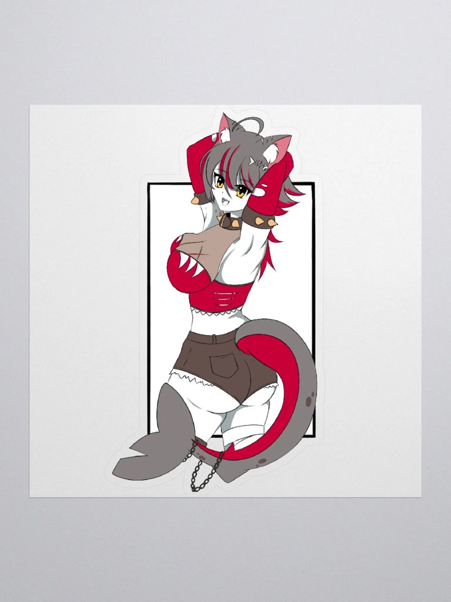 Piranya Waifu Cup Sticker product image (1)