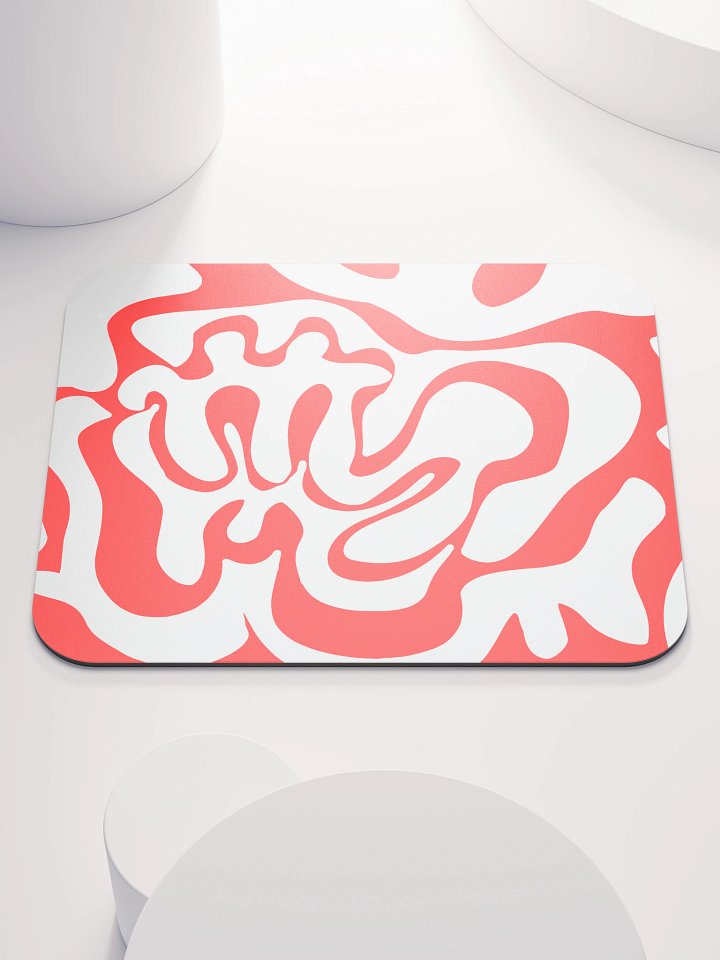 Crimson Swirls Mouse Pad product image (1)