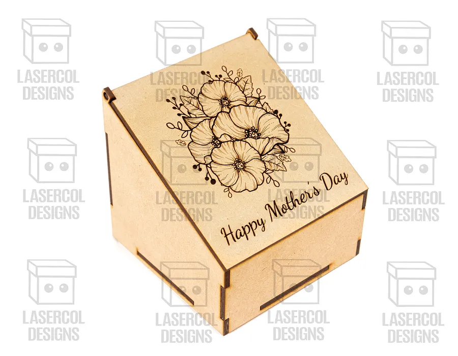 Mother's Day Gift Boxes (2 Sizes, 4 Styles) - Laser Cut Files product image (6)