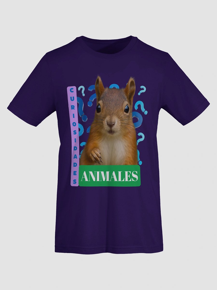 Curious Squirrel Unisex T-Shirt product image (73)